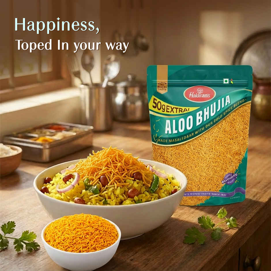 Haldiram's Aloo Bhujia | Crispy Potato Namkeen