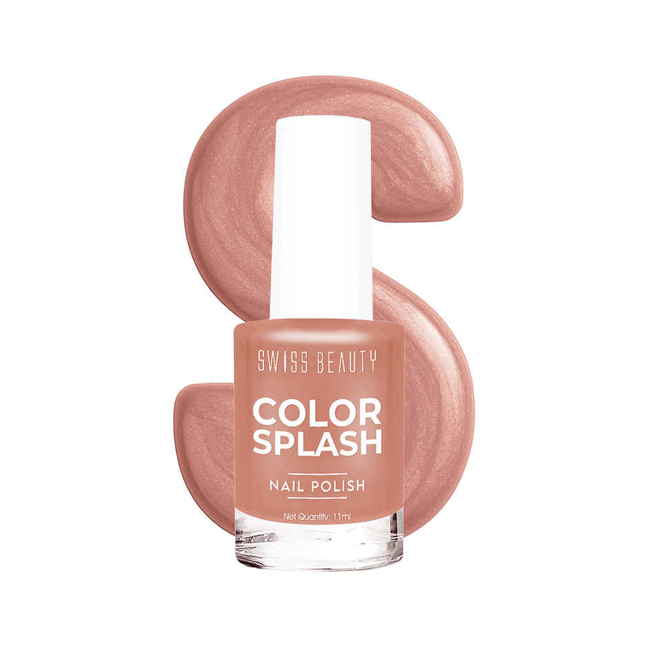 Swiss Beauty Color Splash Nail Polish | Burnt Apricot