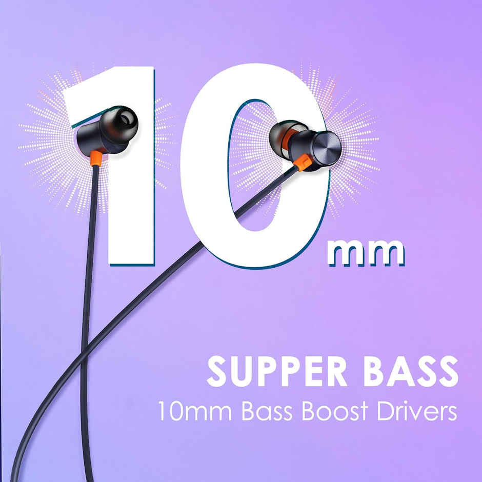 itel Ieb54 Earphones - Ai Enc, 35H Playtime, 10Mm Bass,Magnetic, Ipx5, Dual Pairing (Blue)