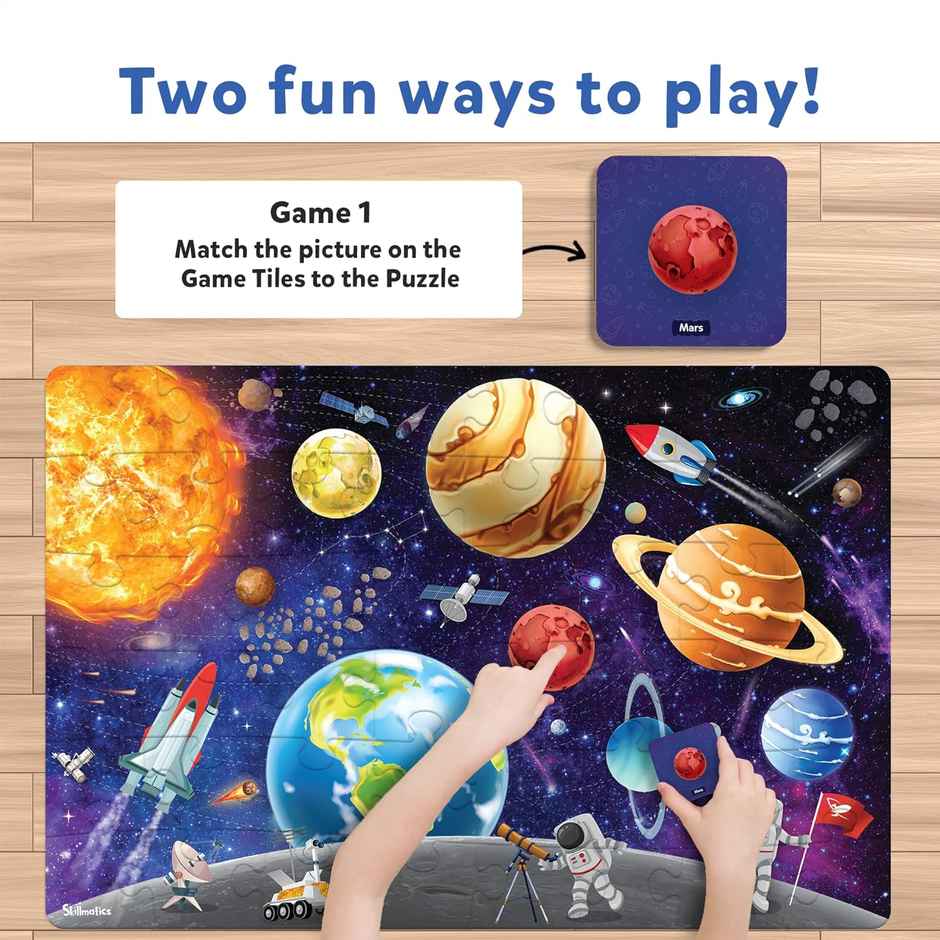 Skillmatics Floor Puzzle & Game - Piece & Play Space