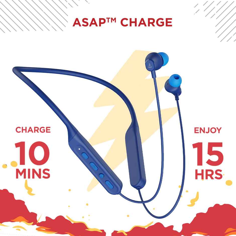 boAt Rockerz 378 in Ear Bluetooth Neckband with Spatial Bionic Sound Tuned by THX(Midnight Blue)