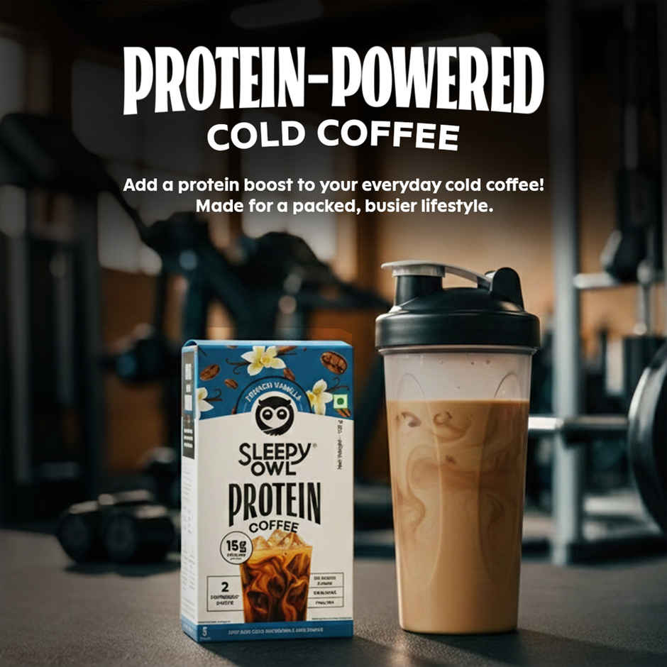 Sleepy Owl French Vanilla Protein Coffee Sachet