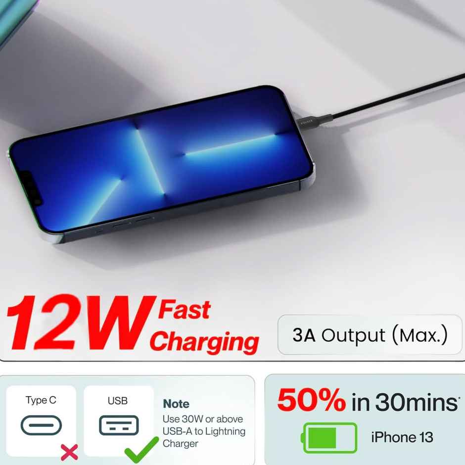 Bestor USB to Lightning Cable 1.2m - Fast Charging & Data Sync for iPhone