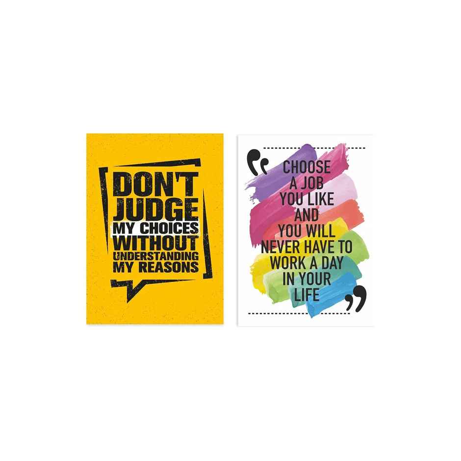 Paper Plane Design Wall Posters For Office Decor | Set of 10 | Size | 12 Inch x 18 Inch | D47