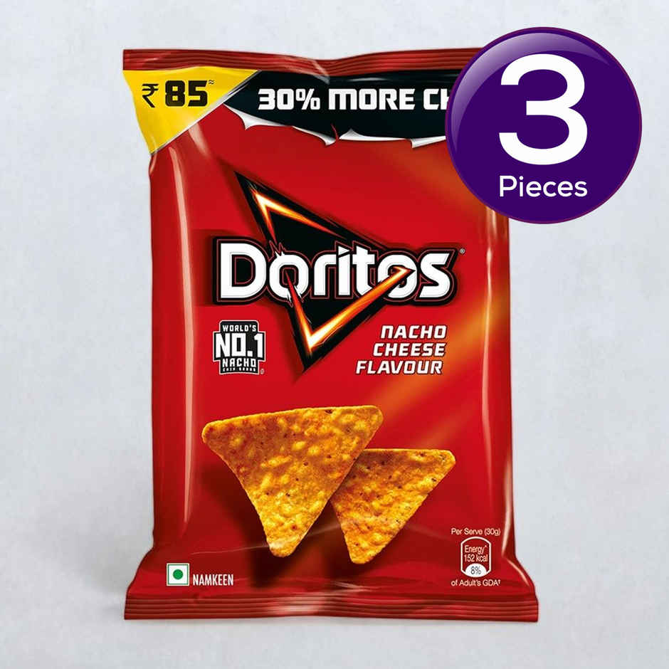 Doritos Nacho Cheese Flavoured Corn Chips Combo
