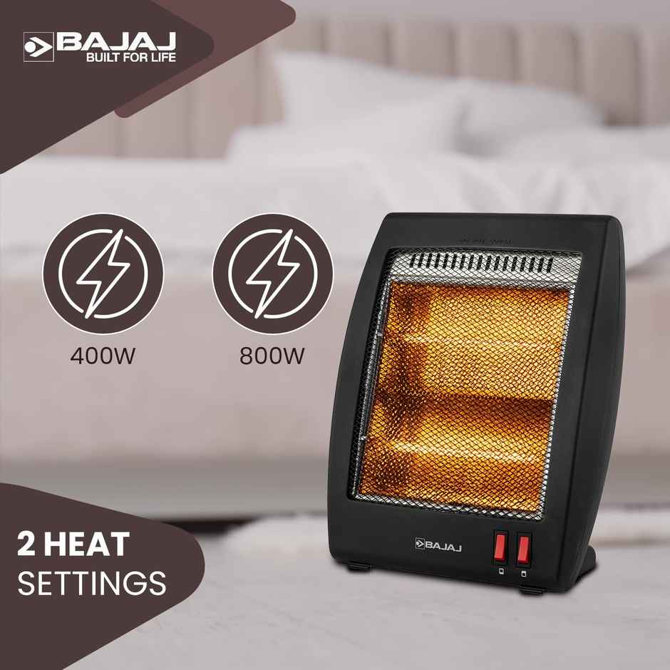 Bajaj RHX 2 New Halogen Room Heater, Black