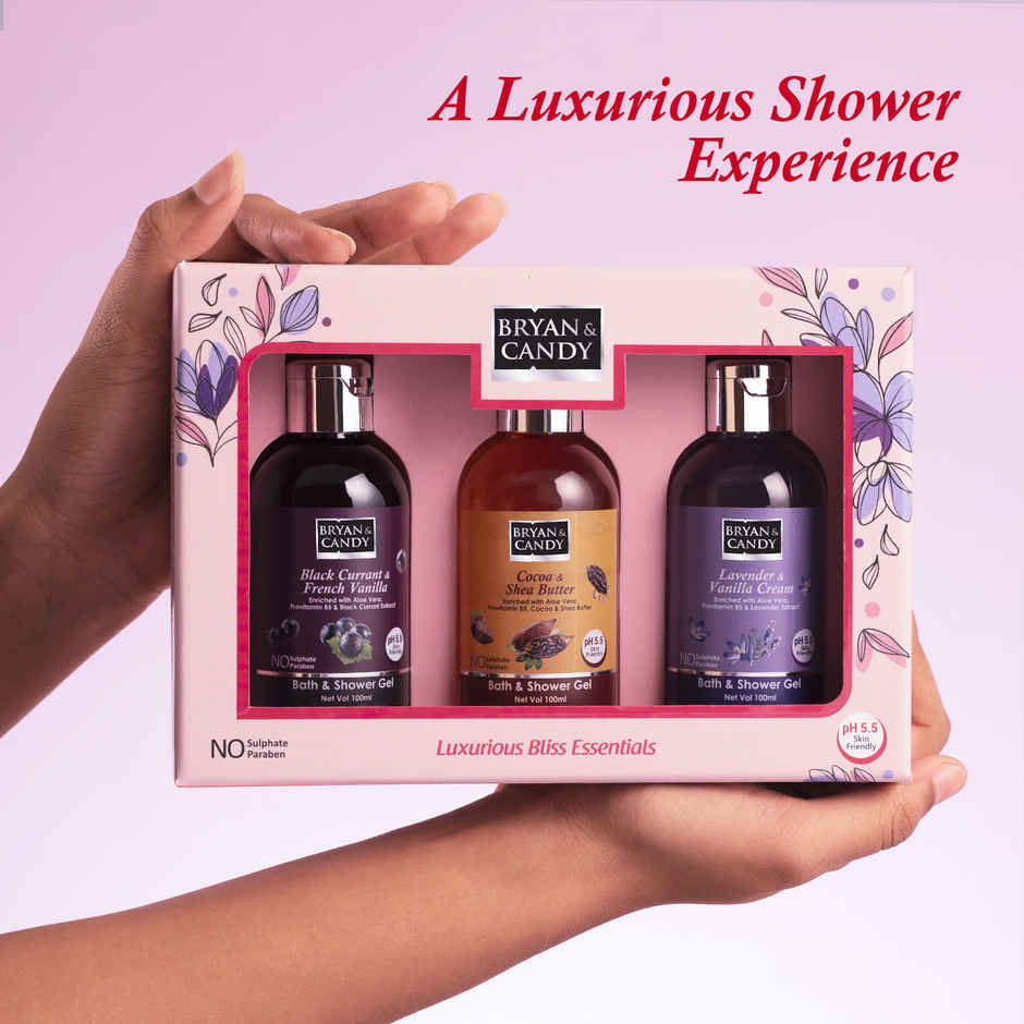 Bryan & Candy Luxurious Shower Gel Combo Kit | Gift Set | Pack Of 3
