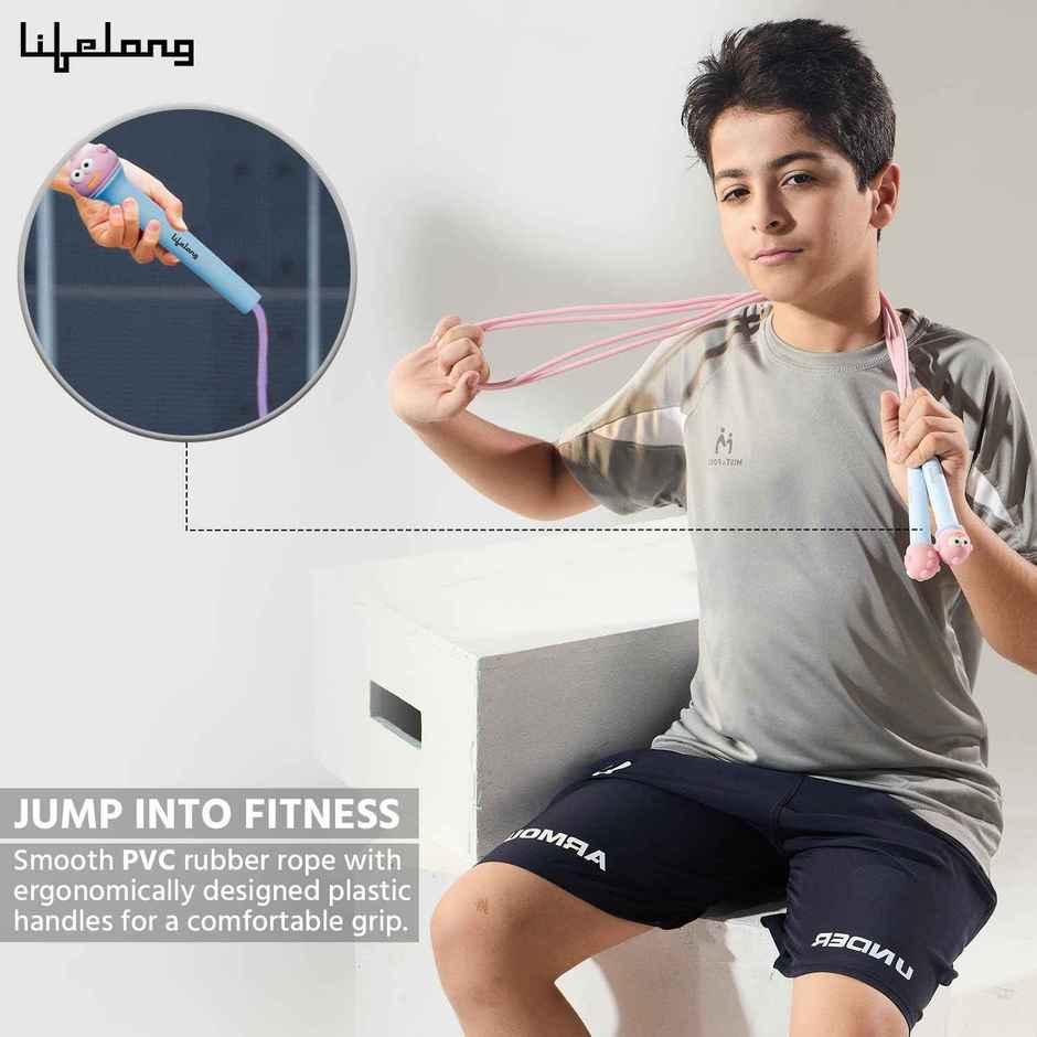 Lifelong Skipping Rope 290cm for Workout | Blue