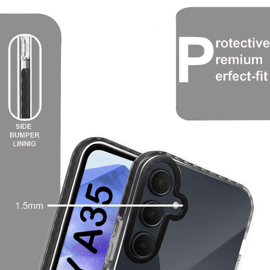 Artistque Case for Samsung Galaxy A35 5g Back Cover - ultra Stylish Transparent Cover