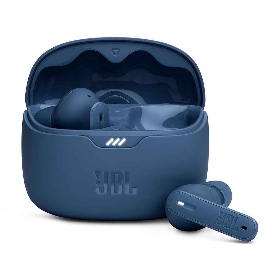 JBL Tune Beam In Ear Wireless Tws Earbuds With Mic, Anc Earbuds (Blue)