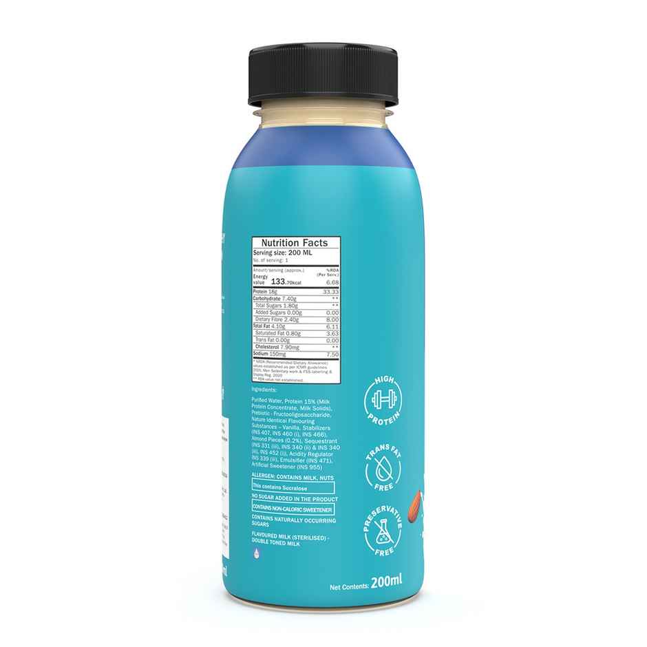 Phab 18g Protein Vanilla and Almond Milkshake