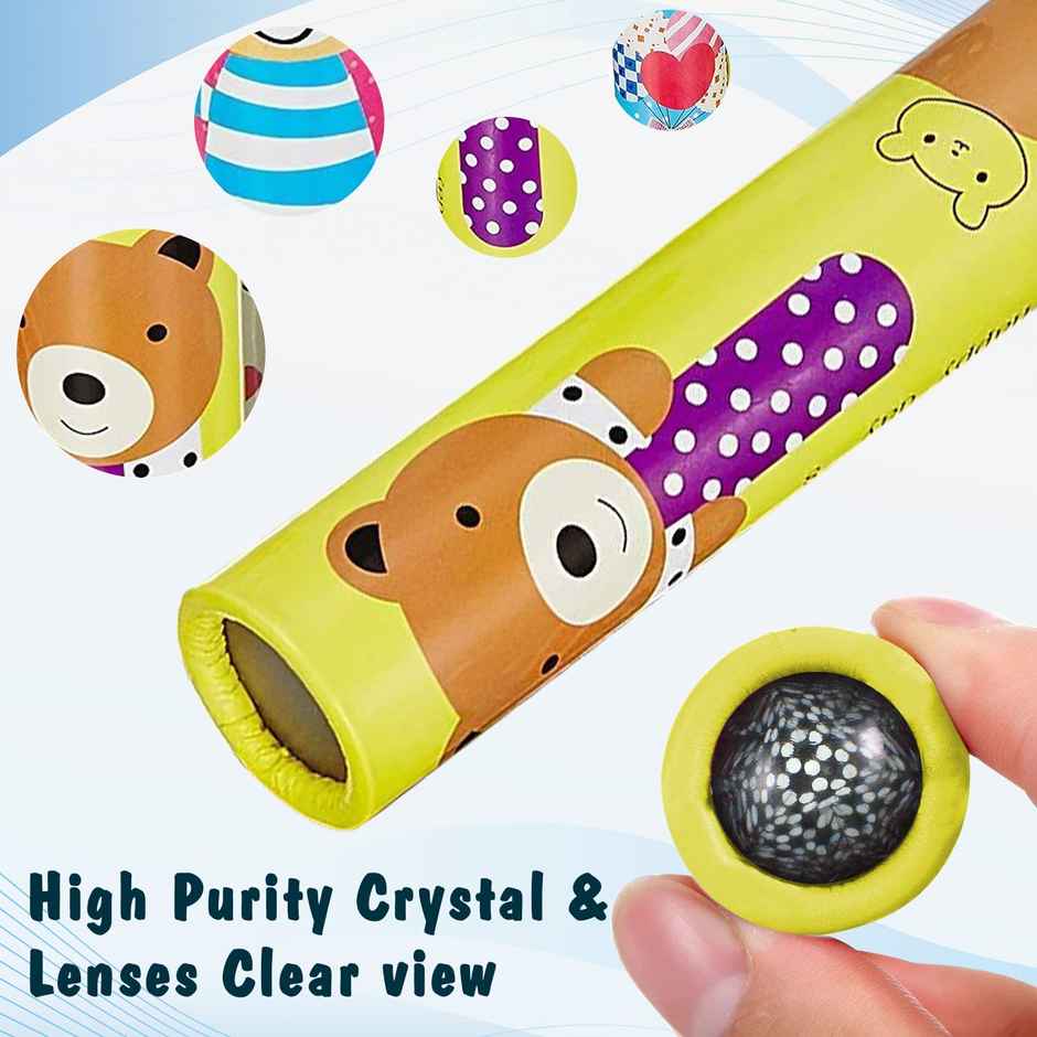 Webby Kaleidoscope Magical Educational Science Toy, 12 Pieces, Multicolor,for Kids