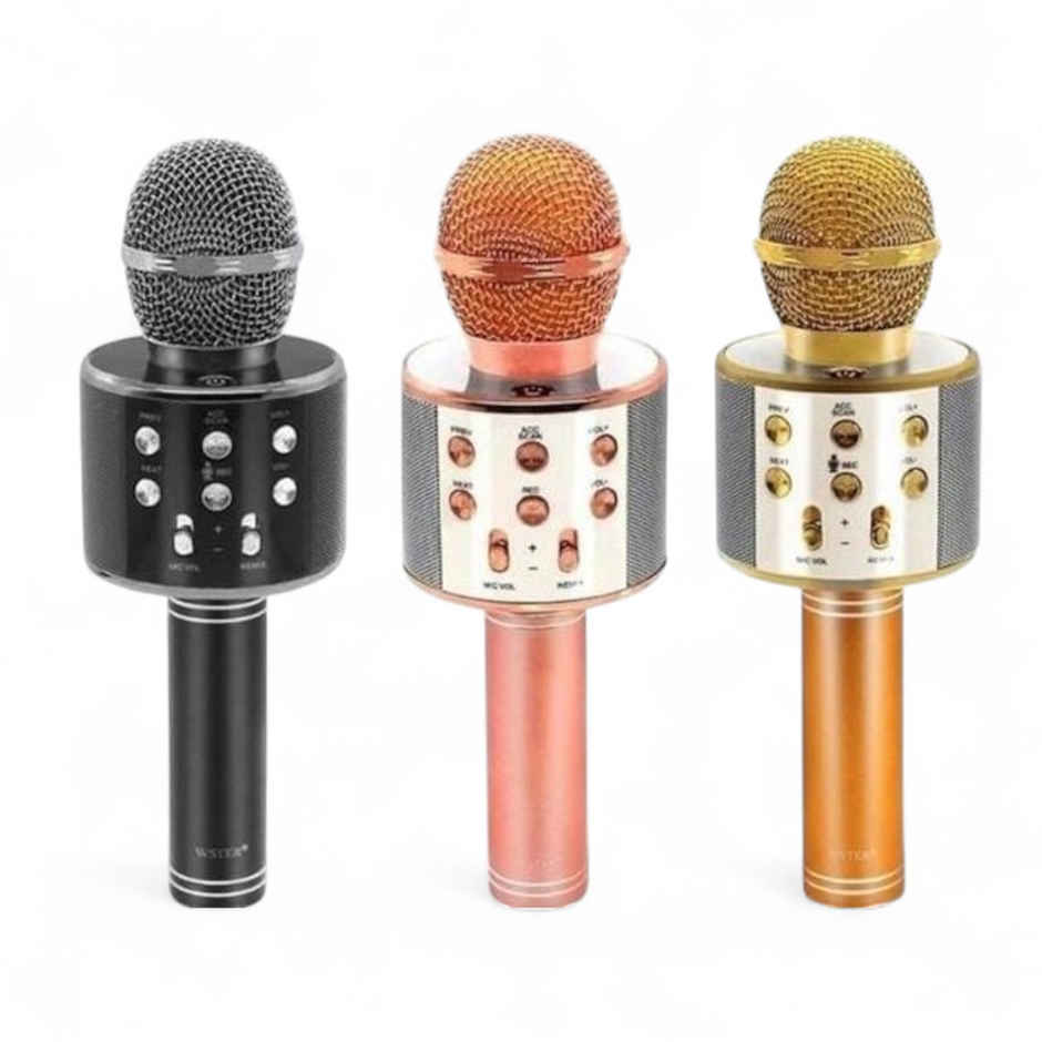 Wembley Wireless Bluetooth Karaoke Microphone For Singing (Colour May Vary)
