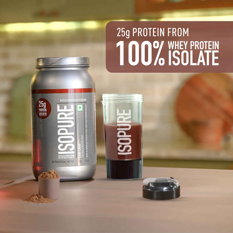 Isopure - Dutch Chocolate (Immune Support, Biotin)