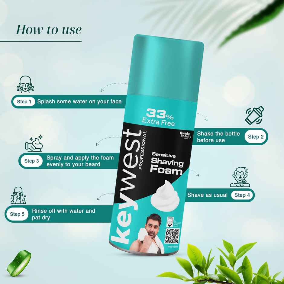 Keywest Sensitive Shaving Foam