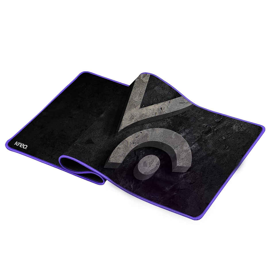 Kreo Igneous Mouse Pad With Waterproof Top Material & Anti Skid Bottom,3Mm Anti-Fray Stitched Edges