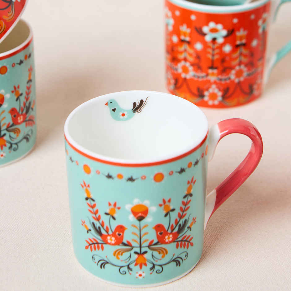 Chumbak Valley Bloom Tea Mugs Set