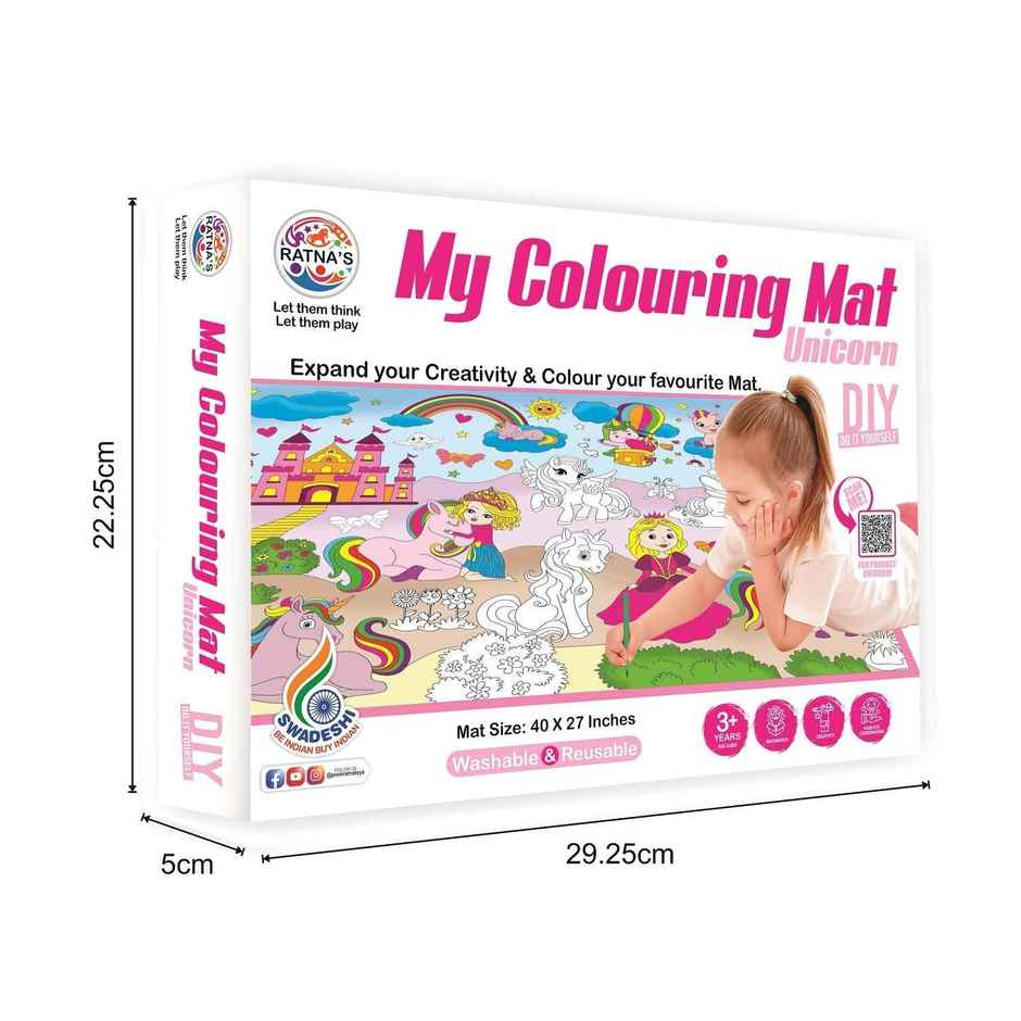 Ratna's My Colouring Mat Unicorn