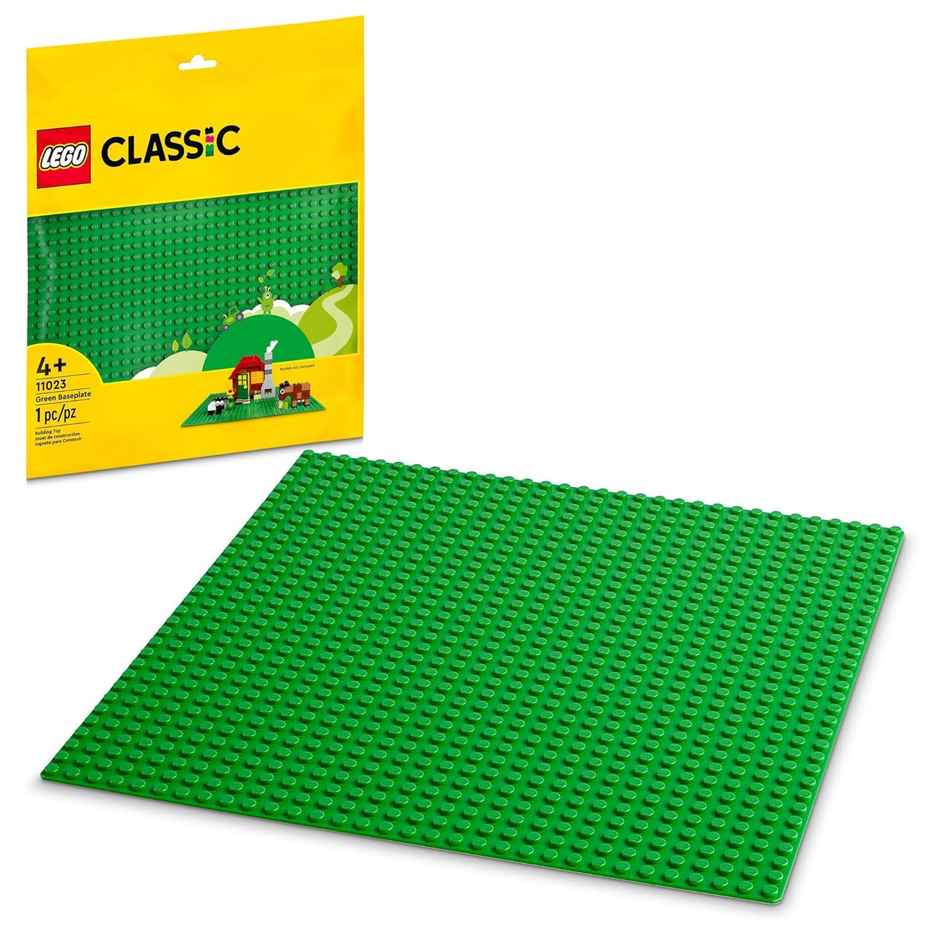 Lego Classic Green Baseplate Building Kit for Kids (1 Piece)