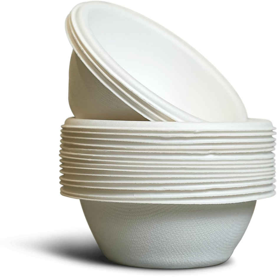 Round Disposable Paper Bowl | 180 ml | Tempware