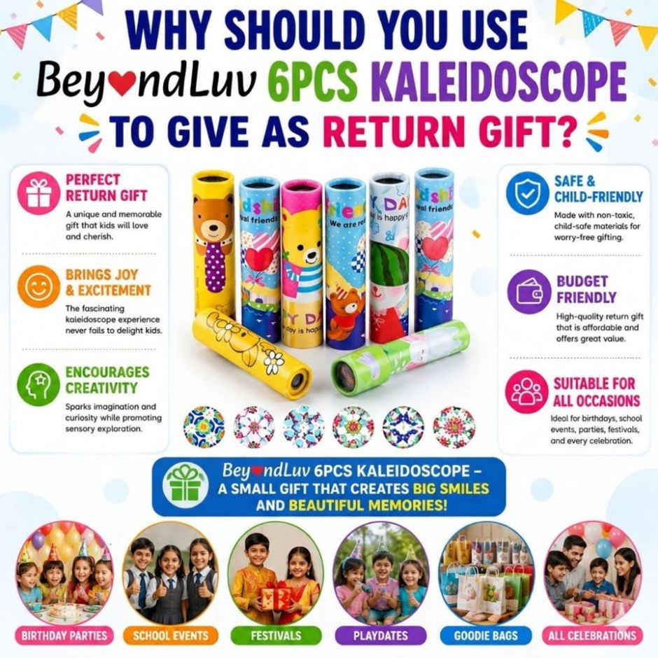 Birthday Return Gifts For Kids Party | Kaleidoscope Toys Birthday Return Gifts | BeyondLuv