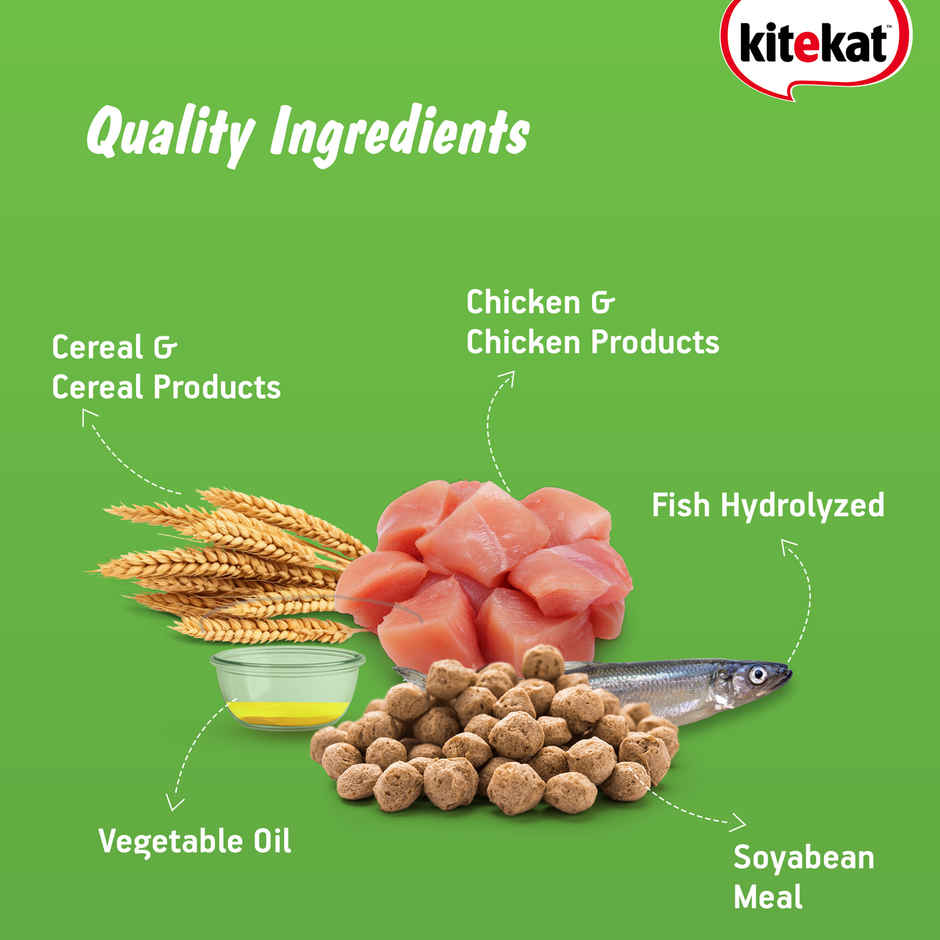 Kitekat Adult Dry Cat Food | Ocean Fish Flavour | 1+ Years