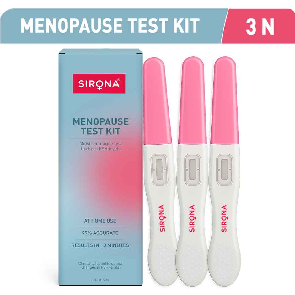 Sirona Menopause Testing Kit, 99% Accurate FSH Urine Test for Perimenopause & Menopause Detection