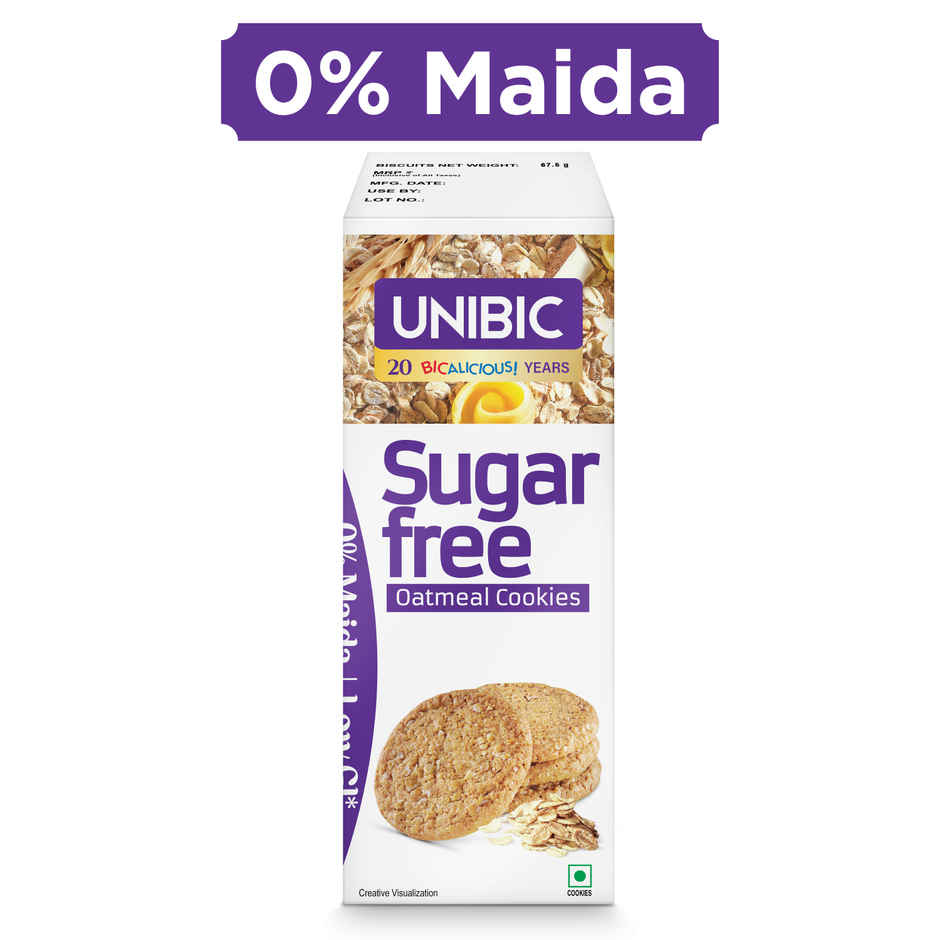 UNIBIC Sugar Free Oatmeal Cookies