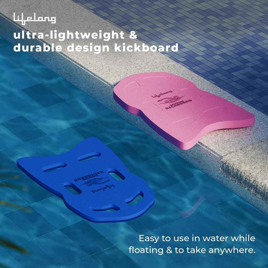 Lifelong Kids Kickboard Floater for Swimming Training | Pink