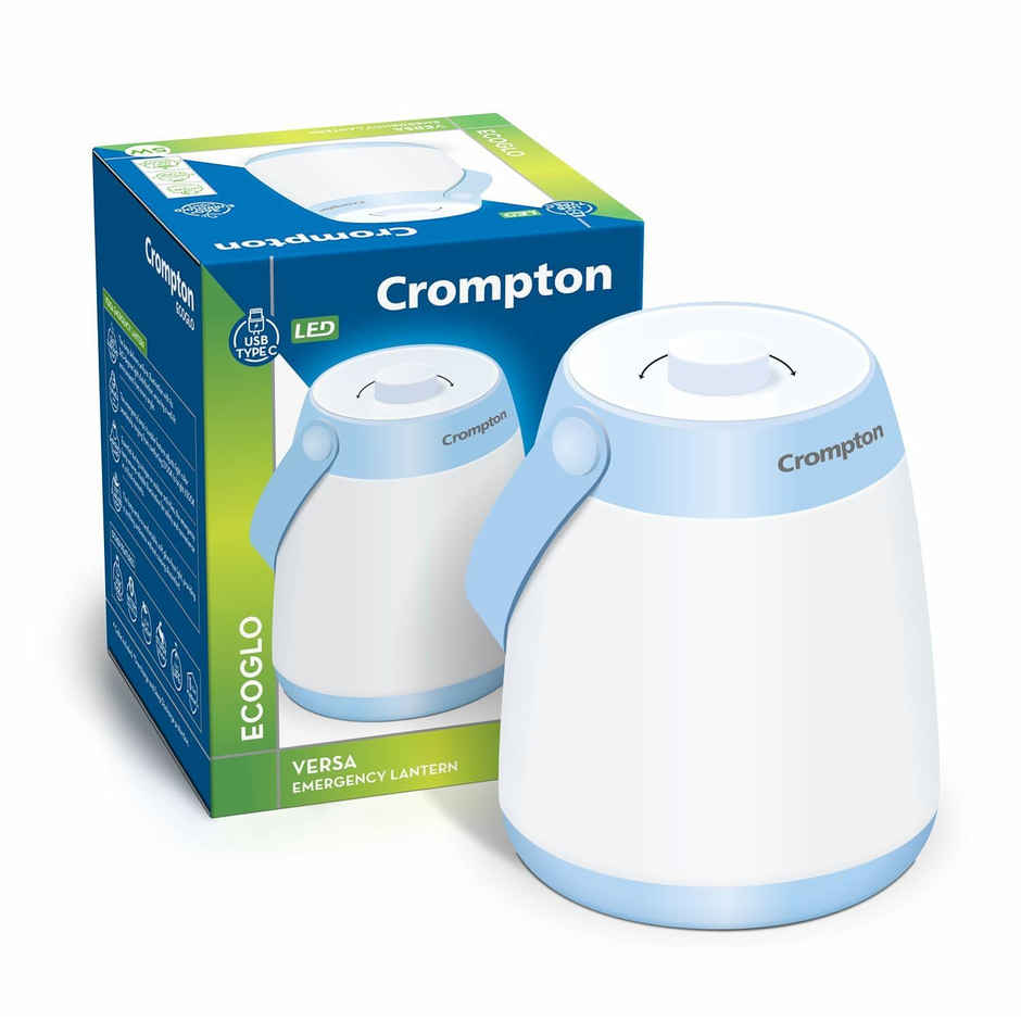 Crompton Versa Emergency Lamp 5W Rechargeable | White