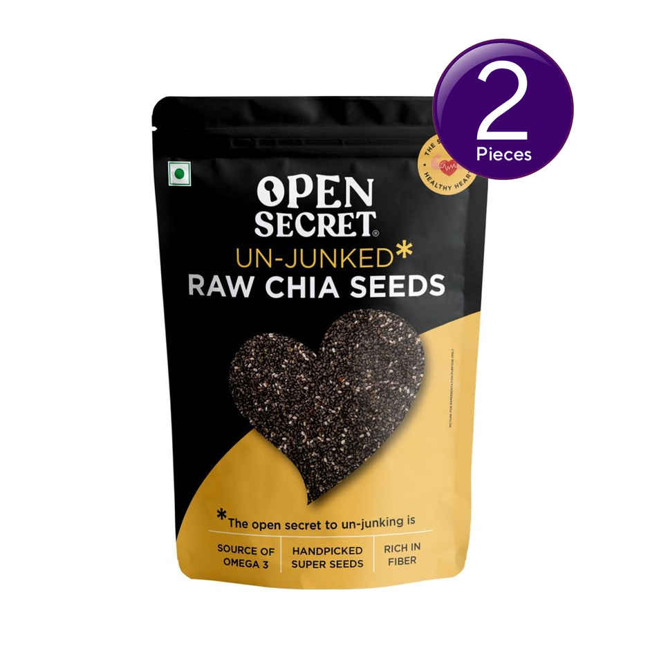 Open Secret Chia Seeds - Protein Rich, High In Fibre Combo