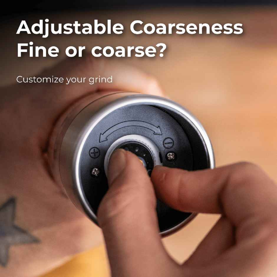 Curaa Pepper Grinder For Kitchen | Battery Powerred Automatic Salt And Pepper Mill | Perfect For Gift