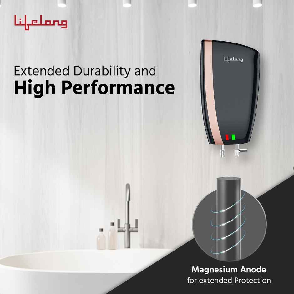 Lifelong 5 L Instant Geyser | Instant Water Heater for Home | 3000 W Electric Geyser | LLIWH105