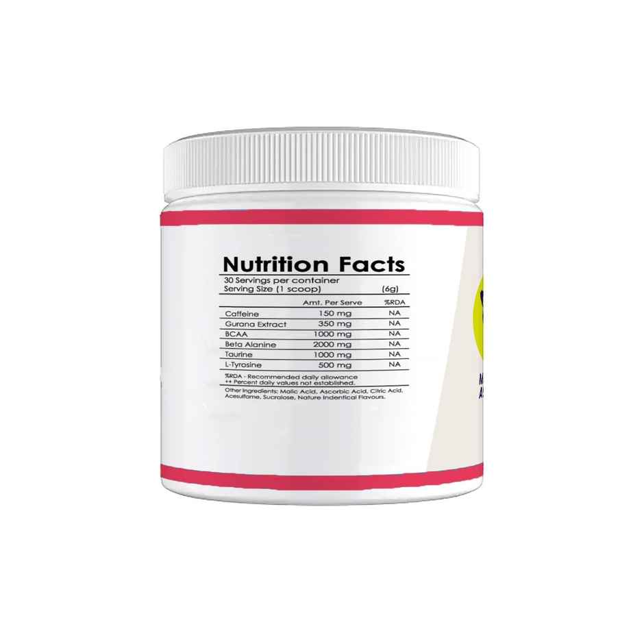 Muscle Asylum Muscle Asylumpre-Workout - 30 Servings, Bcaa Fruit Punch