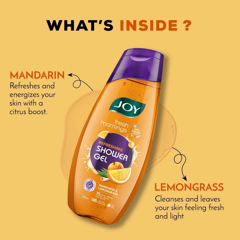 Joy Fresh Morning Refreshing Shower Gel Mandarin & Lemongrass