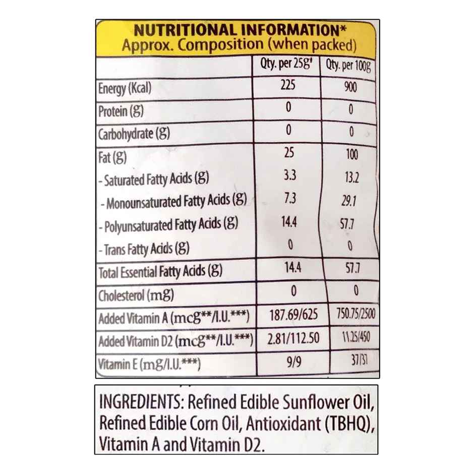 Sundrop Oil - Gold Lite