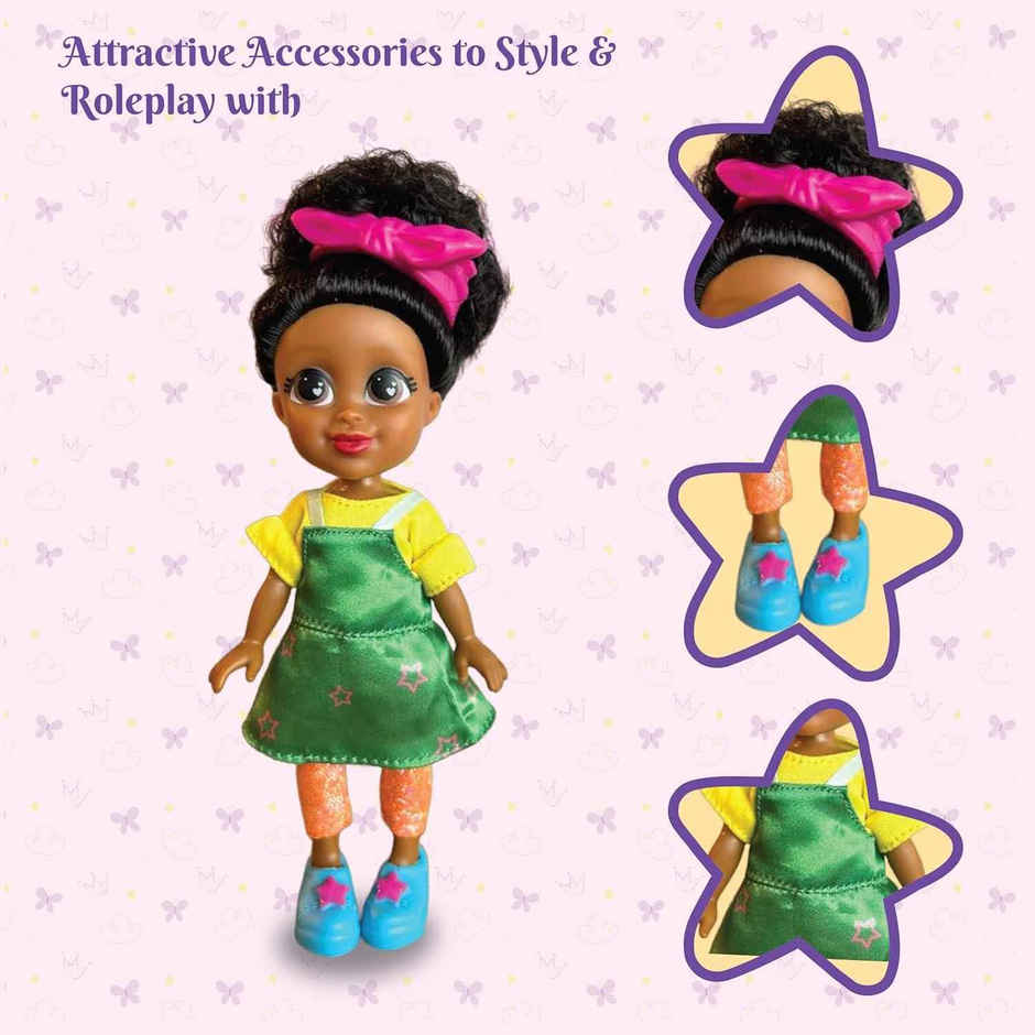 Li'l Diva Hairstylist Stephanie 6 Inch Preschool Doll with Accessories (Ages 3+)