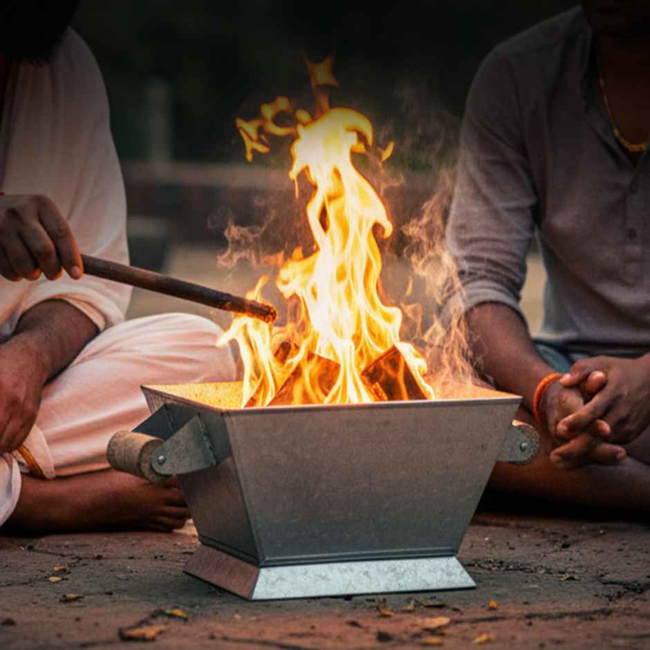 Iron Hawan Kund | Mangal Bhawan