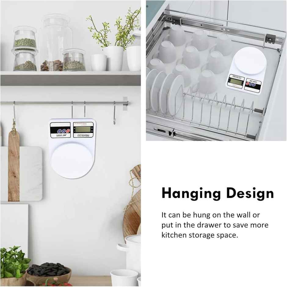 Ant Aeks100 Kitchen Digital Weighing Scale | White - 1 Unit