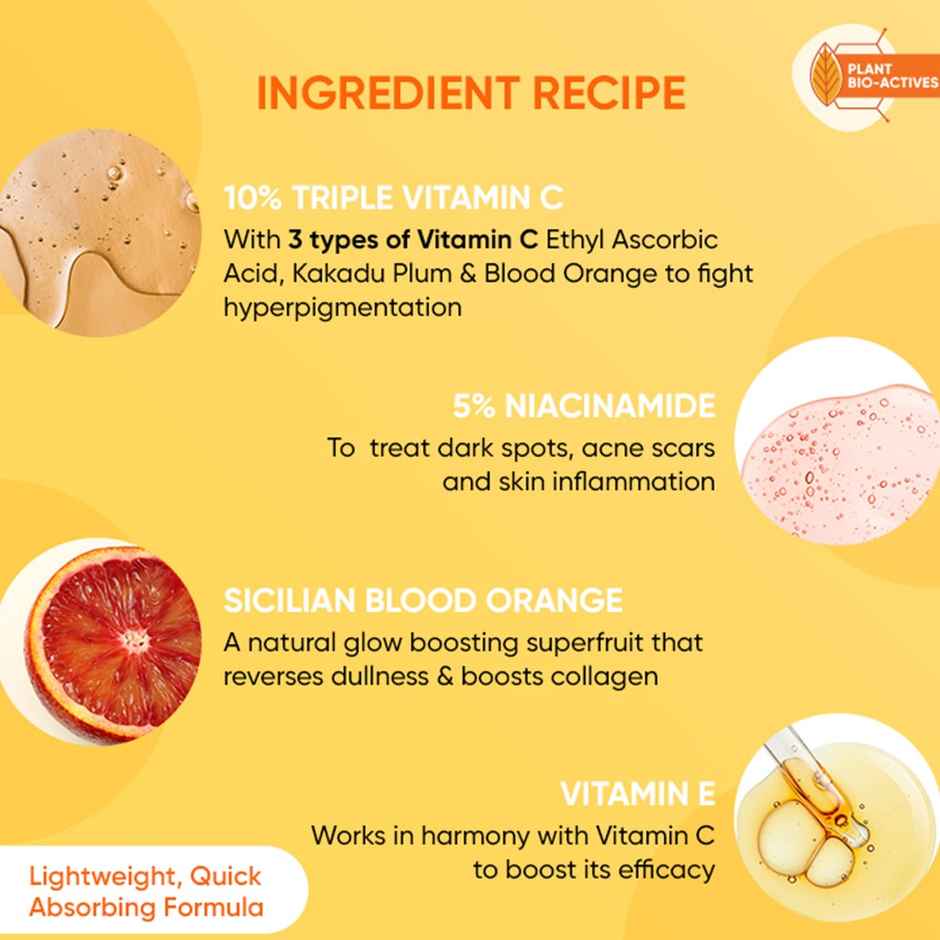 Dot & Key Dot&Key 10% Vitamin C + E,5% Niacinamide Serum|Vitamin C Serum For Glowing Skin