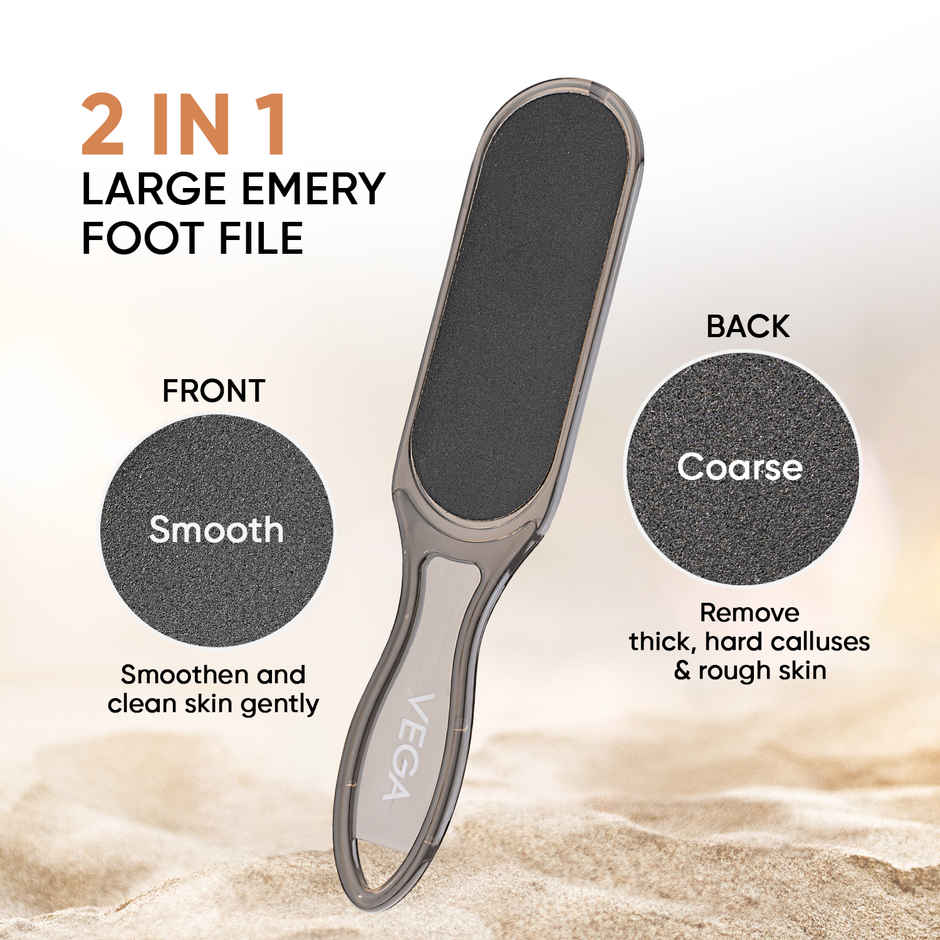 VEGA Emery Foot File | Large | PD-12