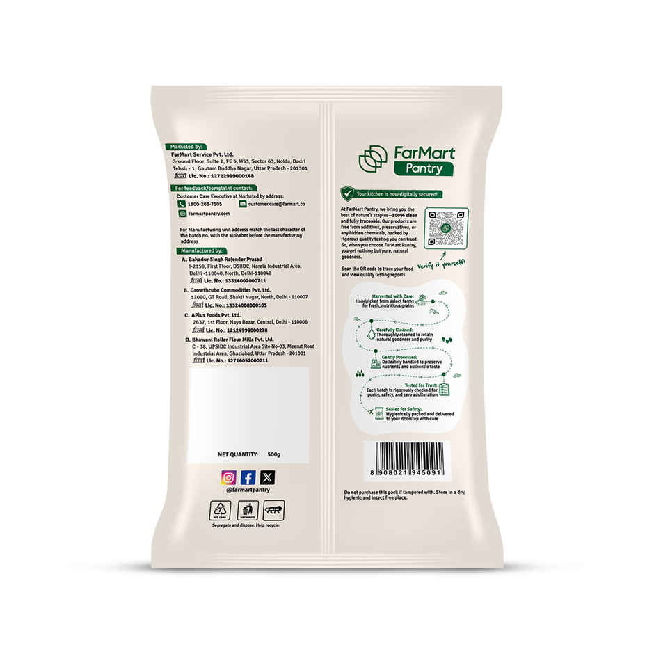 Farmart Pantry Black Lentils - Urad Sabut - Whole Urad