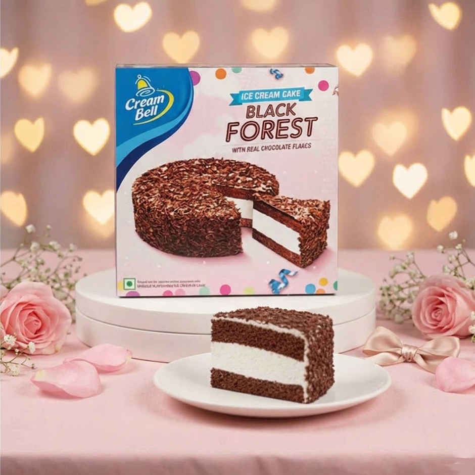 Cream Bell Black Forest Ice Cream Cake | Soft & Creamy