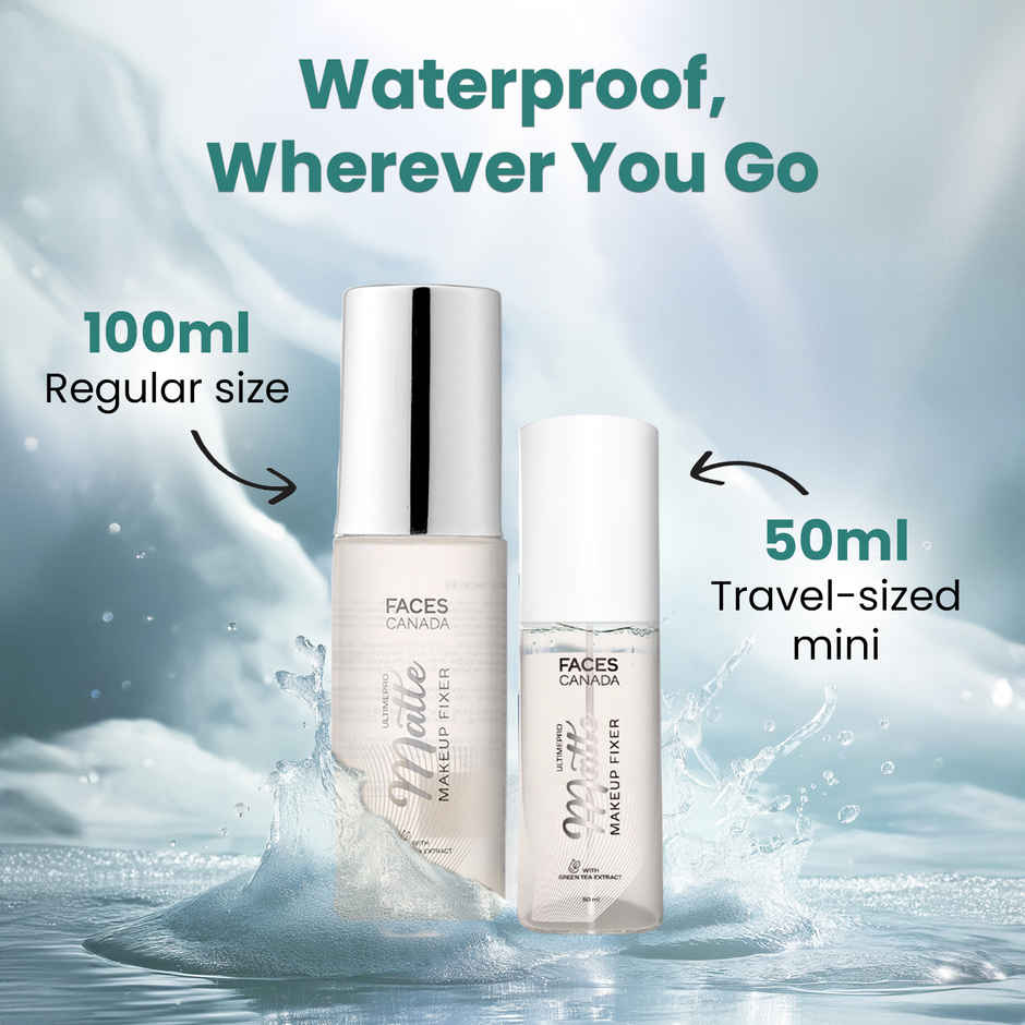 Faces Canada Ultime Pro Matte Makeup Fixer Mini | Long Lasting Makeup Setting Spray