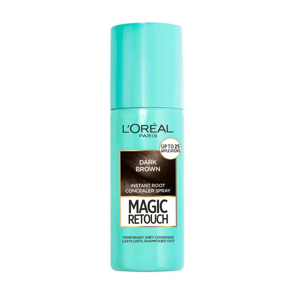 L'Oreal Paris Magic Retouch Root Touch Up Hair Colour Spray, 2 Dark Brown