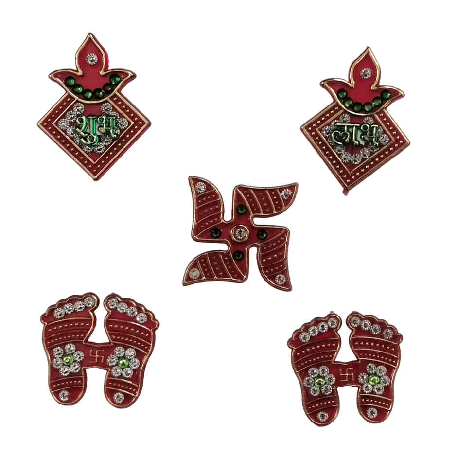 Acrylic Sticker Set of 5 (Assorted Designs)