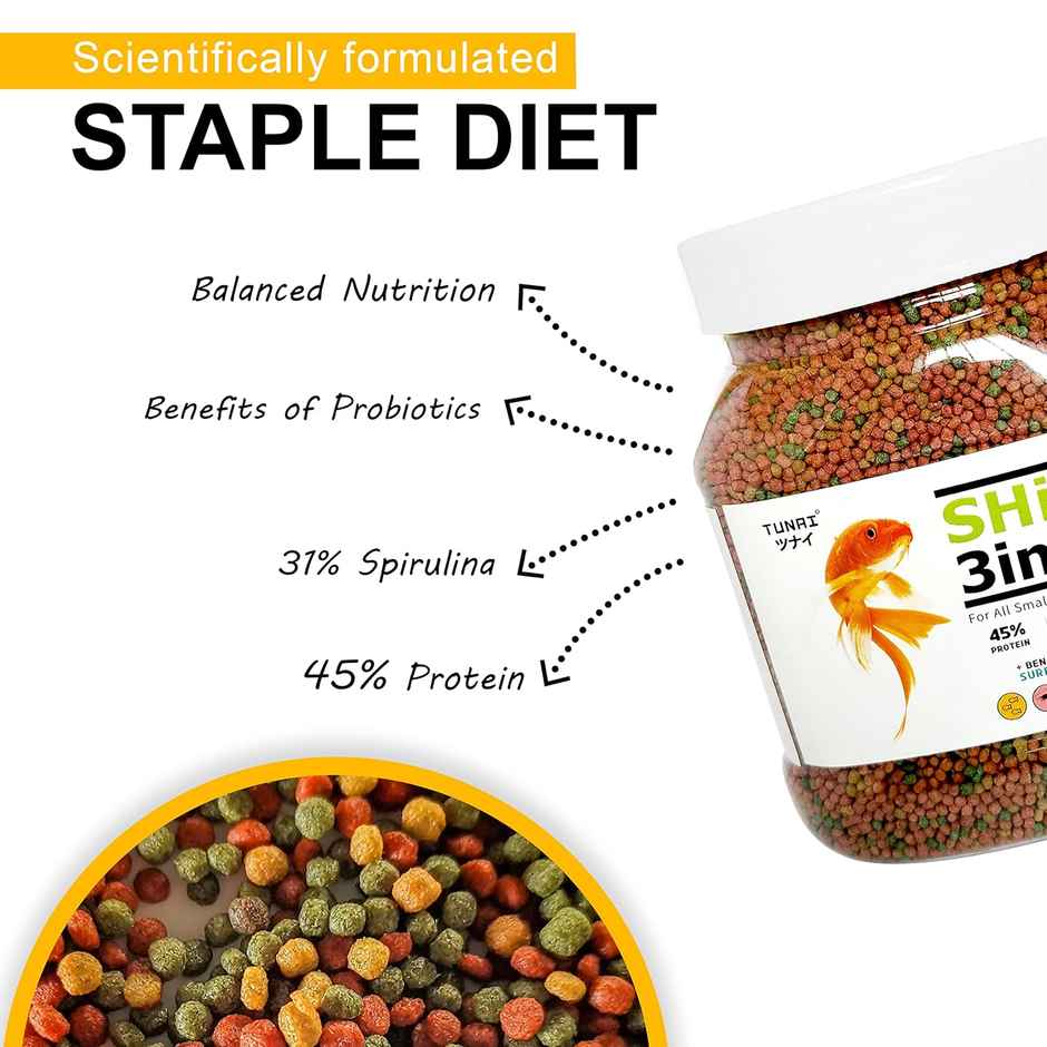 Tunai Shipp 3In1 Fish Food 1.2Mm