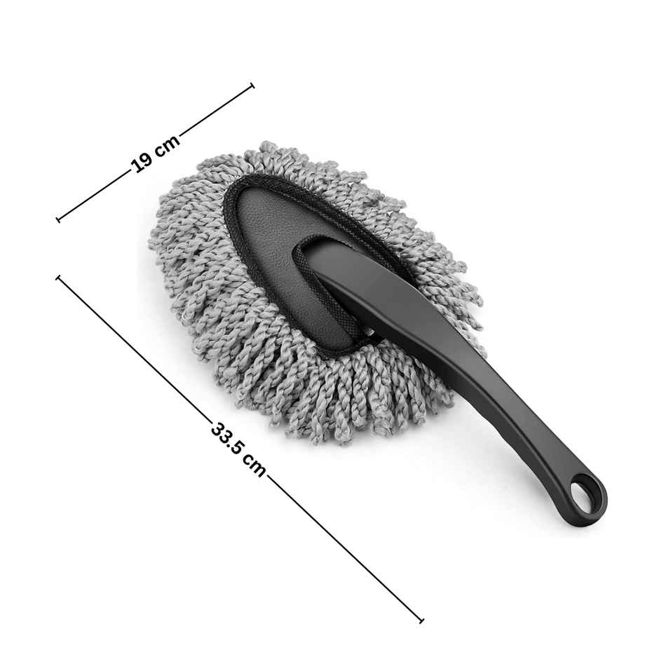 SE7EN Scratch-Free Car Duster Brush - Microfiber Dust Cleaner for Car Exterior & Interior