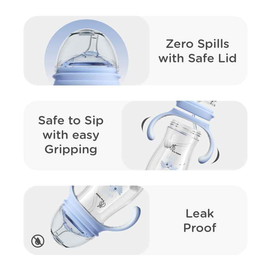 R for Rabbit Tritan Tweet 240 ml Baby Spout Cup (Blue)