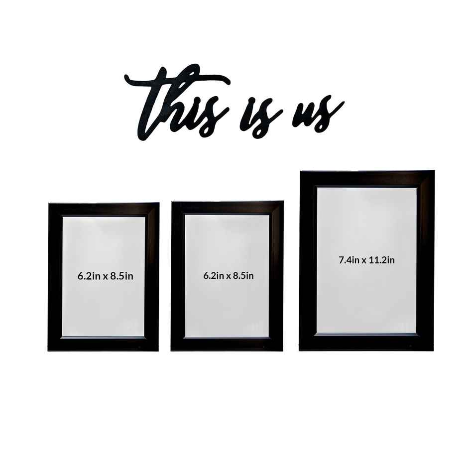 Urbanfix Photo Frame Set With This Is Us Cut Out